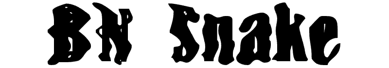 BN Snake Font