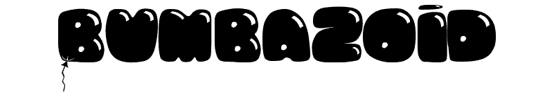 Bumbazoid Font