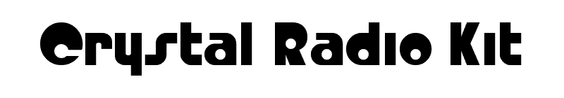 Crystal Radio Kit Font