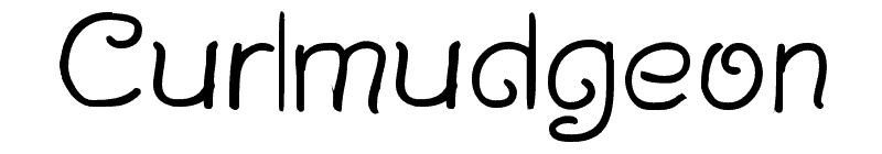 Curlmudgeon Font