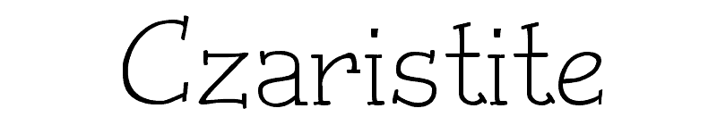 Czaristite Font