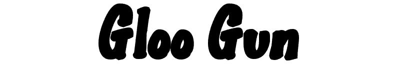 Gloo Gun Font