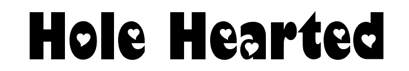 Hole Hearted Font