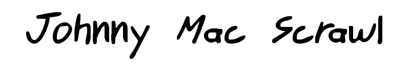 Johnny Mac Scrawl Font