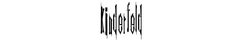 Kinderfeld Font