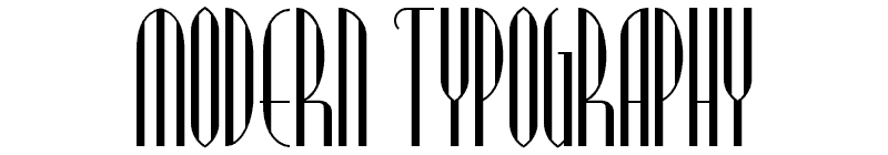 Modern Typography Font