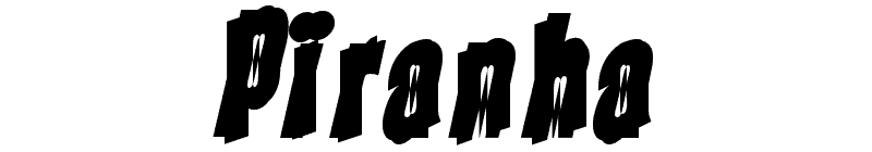 Piranha Font
