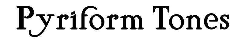 Pyriform Tones Font