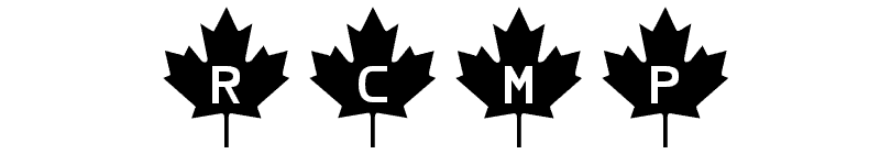 RCMP Font