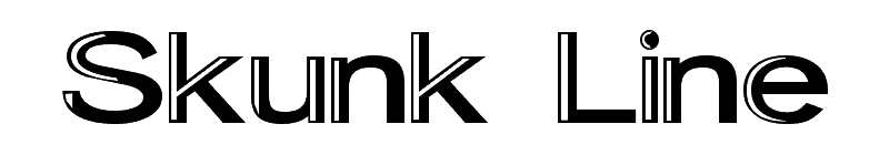 Skunk Line Font