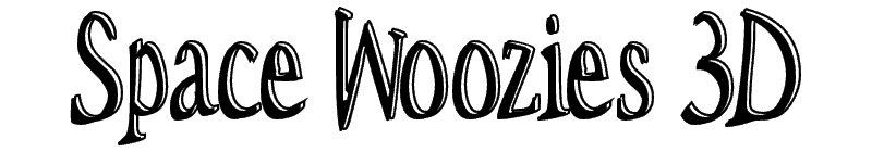 Space Woozies 3D Font
