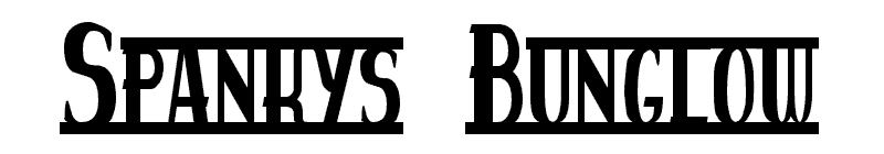 Spankys Bunglow Font
