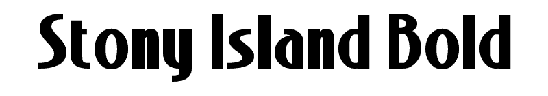 Stony Island Bold Font