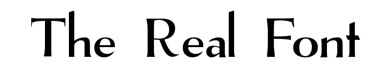 therealfont