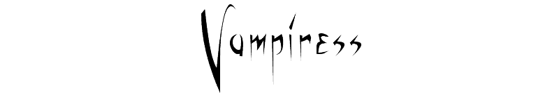 Vampiress Font