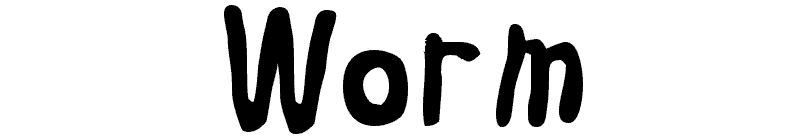 Worm Font