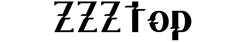ZZZtop Font