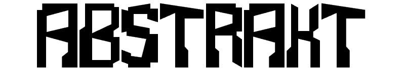 Abstrakt Font