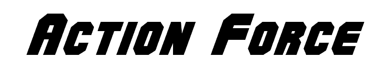 Action Force Font