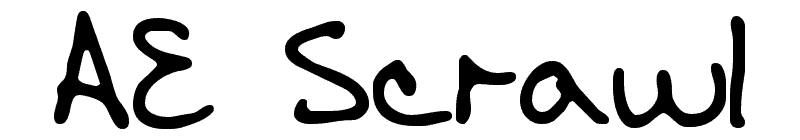 AE Scrawl Font