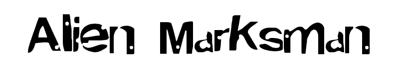 Alien Marksman Font