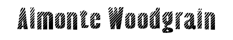 Almonte Woodgrain Font