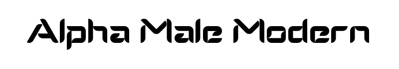 Alpha Male Modern Font