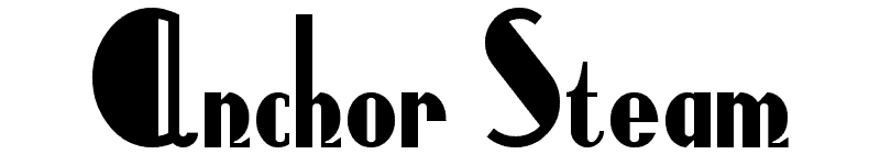 Anchor Steam Font