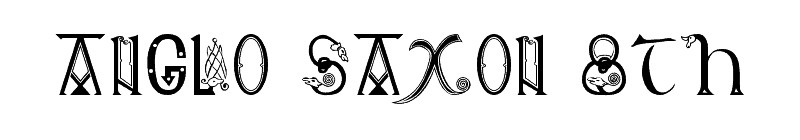 Anglo Saxon 8th Font