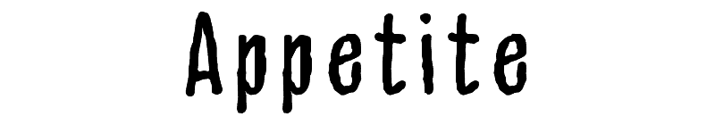 Appetite Font