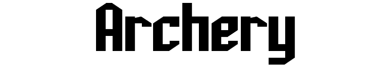 Archery Font 