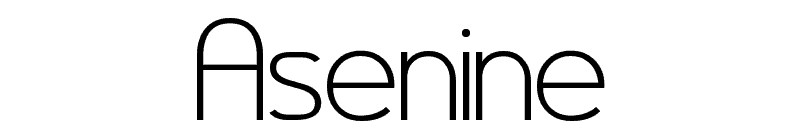 Asenine Font