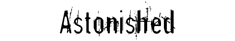 Astonished Font