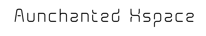 Aunchanted Xspace Font