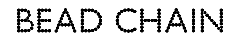 Bead Chain Font