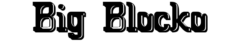Big Blocko Font 