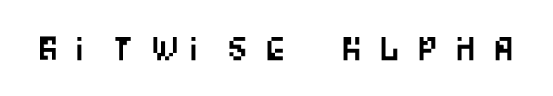 Bitwise Alpha Font