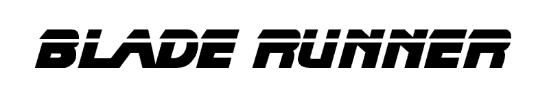 Blade Runner Font