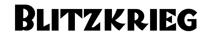 Blitzkrieg Font