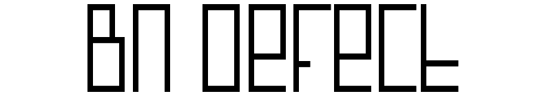 BN Defect Font