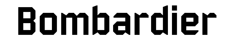 Bombardier Font