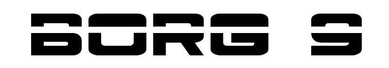 Borg 9 Font