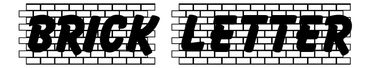 Brick Letter