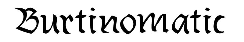 Burtinomatic Font