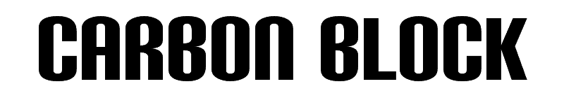 Carbon Block Font