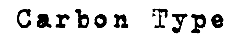 Carbon Type Font