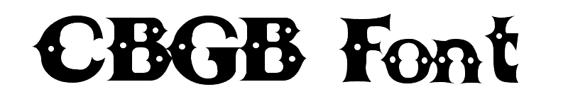 cbgbfont