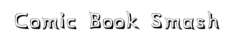 Comic Book Smash Font