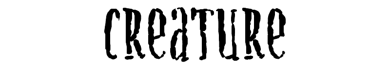 Creature Font