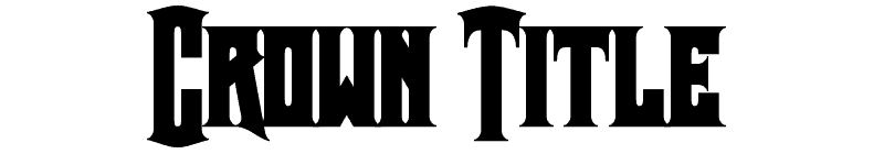 Crown Title Font